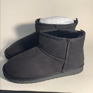 MIA Syndee Black Ankle Boots - Size 10